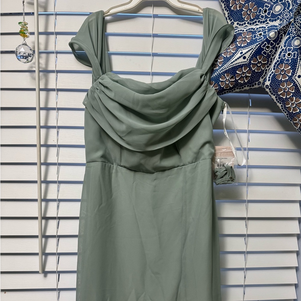 Birdy Grey Strapless Sage Dress